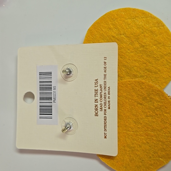 Kay Lee Beaded Eye Earrings - Picture 2 of 2